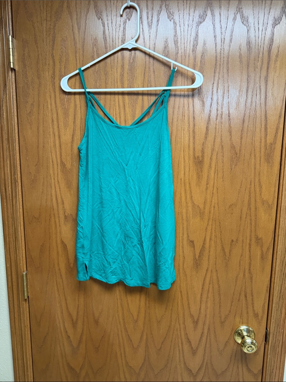 Women's Teal Double-Strap Camisole